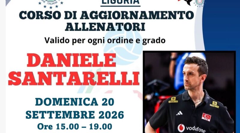 DANIELE SANTARELLI – Corso aggiornamento Allenatori